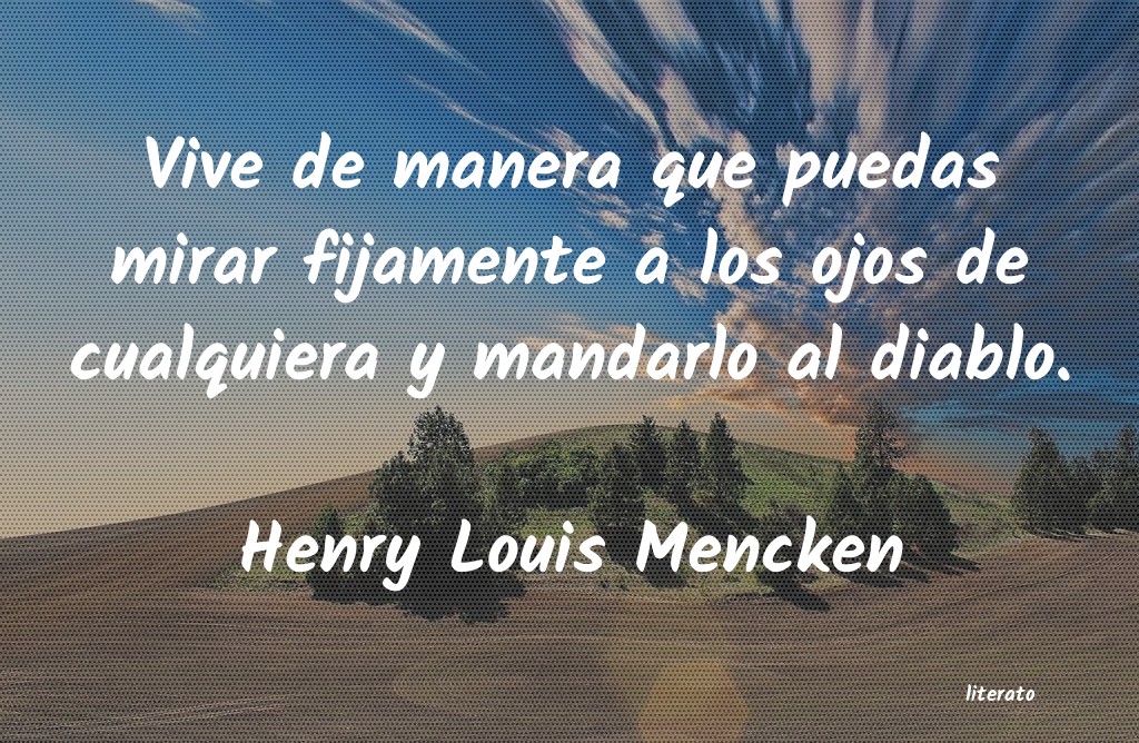 frases de Henry Louis Mencken