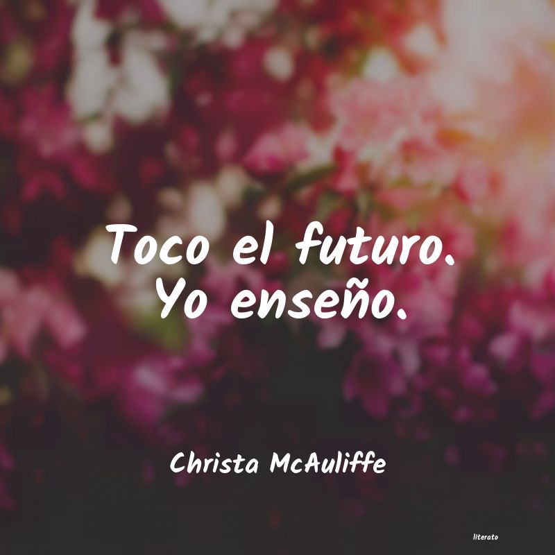 Frases de Christa McAuliffe