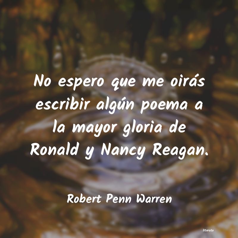 frases de Robert Penn Warren