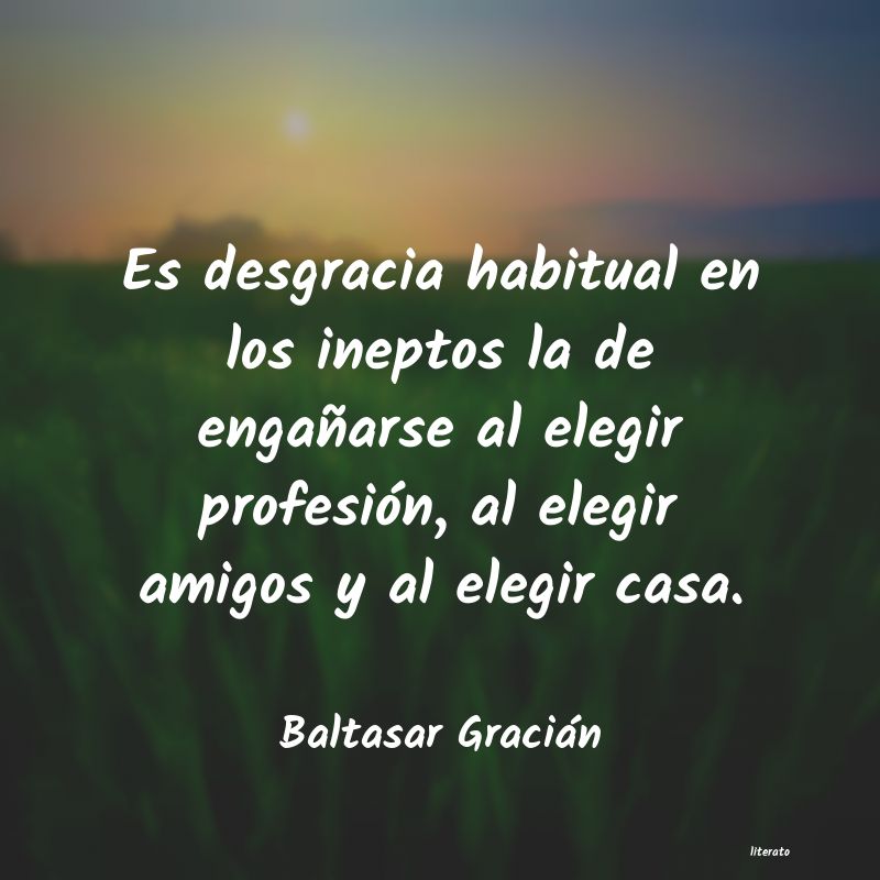 Frases de Baltasar Gracián