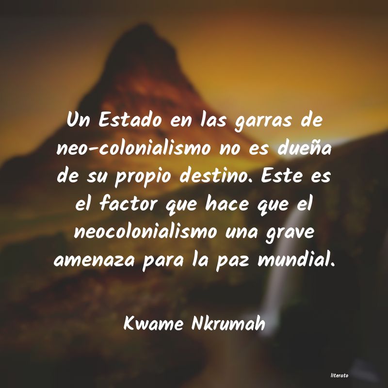 frases de Kwame Nkrumah