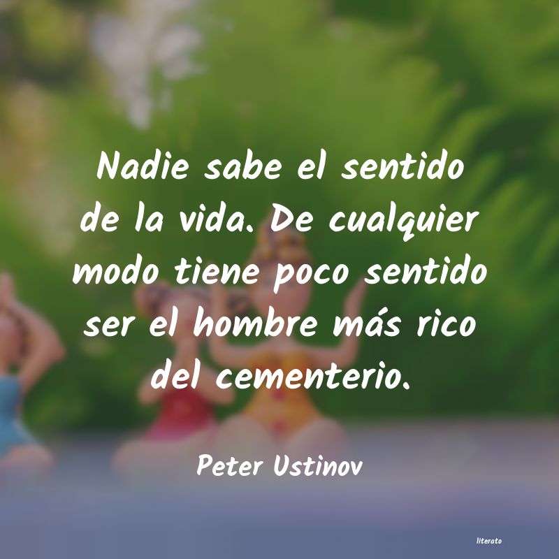frases de Peter Ustinov