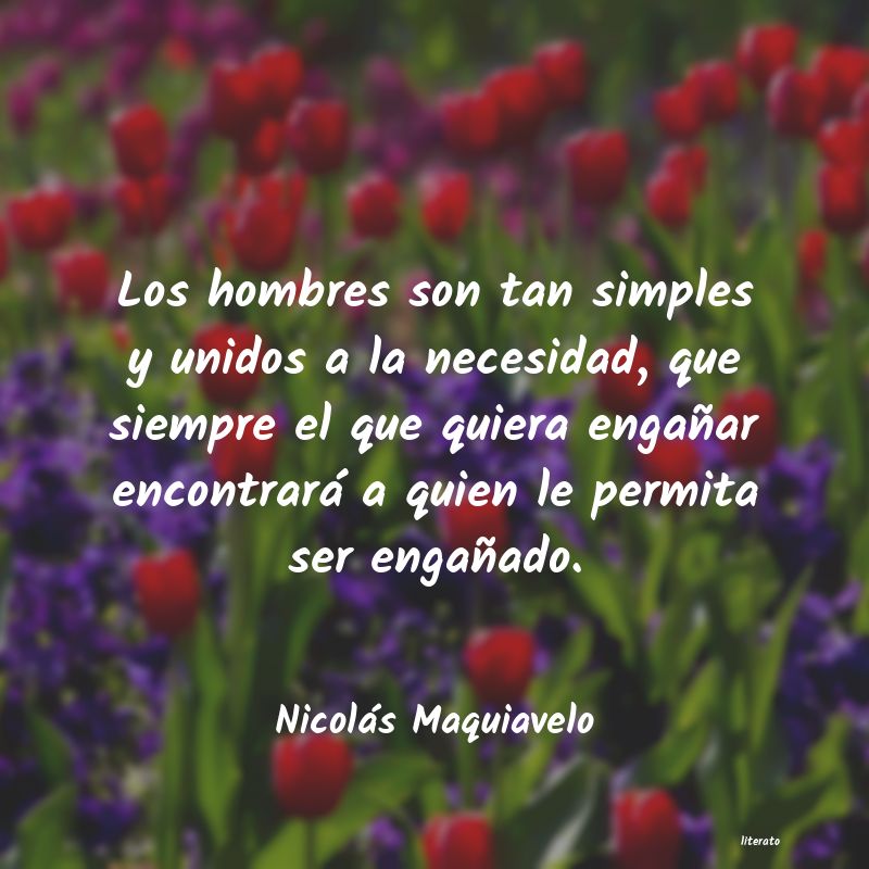 frases de Nicolás Maquiavelo