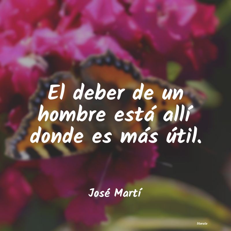 Frases de José Martí