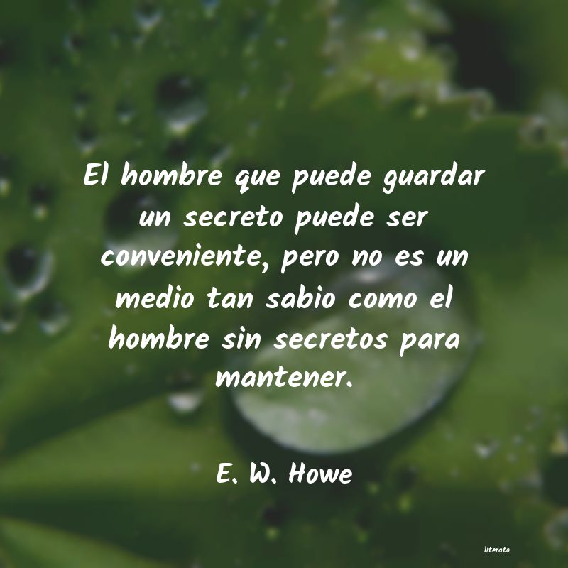 Frases de E. W. Howe