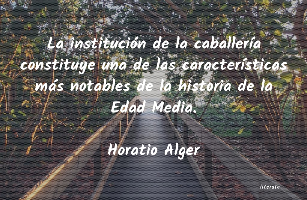 frases de Horatio Alger