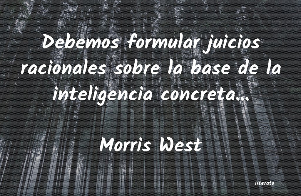 frases de Morris West