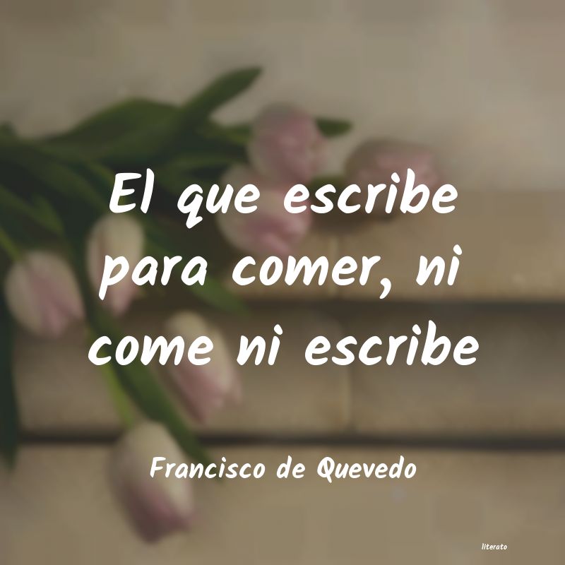frases de Francisco de Quevedo