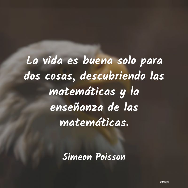 frases de Simeon Poisson