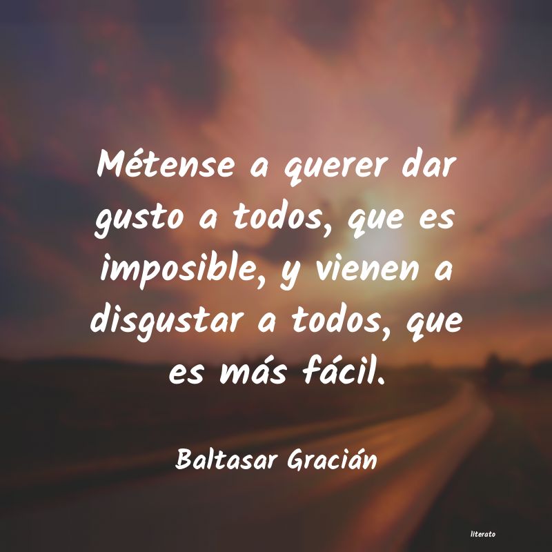 frases de Baltasar Gracián