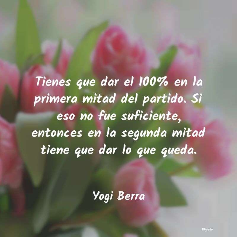 Frases de Yogi Berra