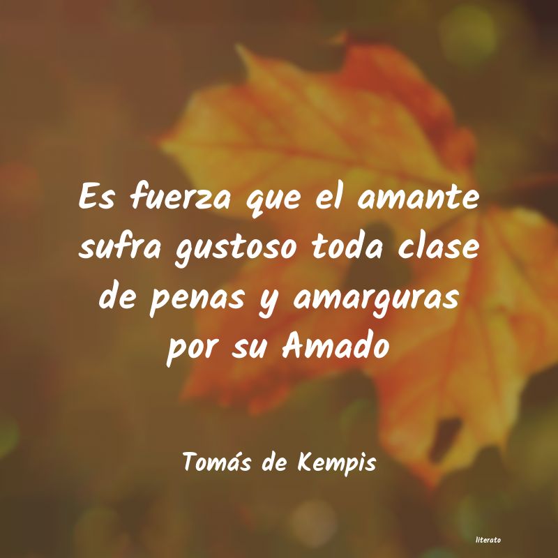 frases de TomÃ¡s de Kempis