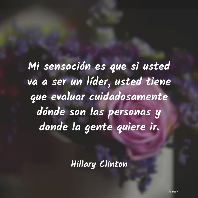 frases de Hillary Clinton