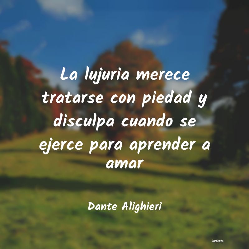 Frases de Dante Alighieri