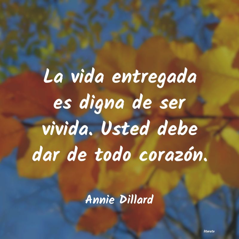 frases de Annie Dillard