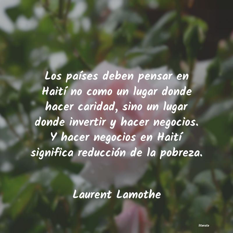 frases de Laurent Lamothe