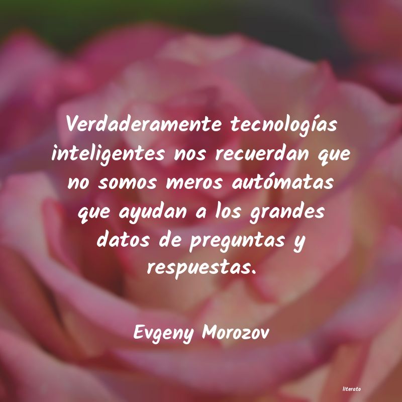 frases de Evgeny Morozov