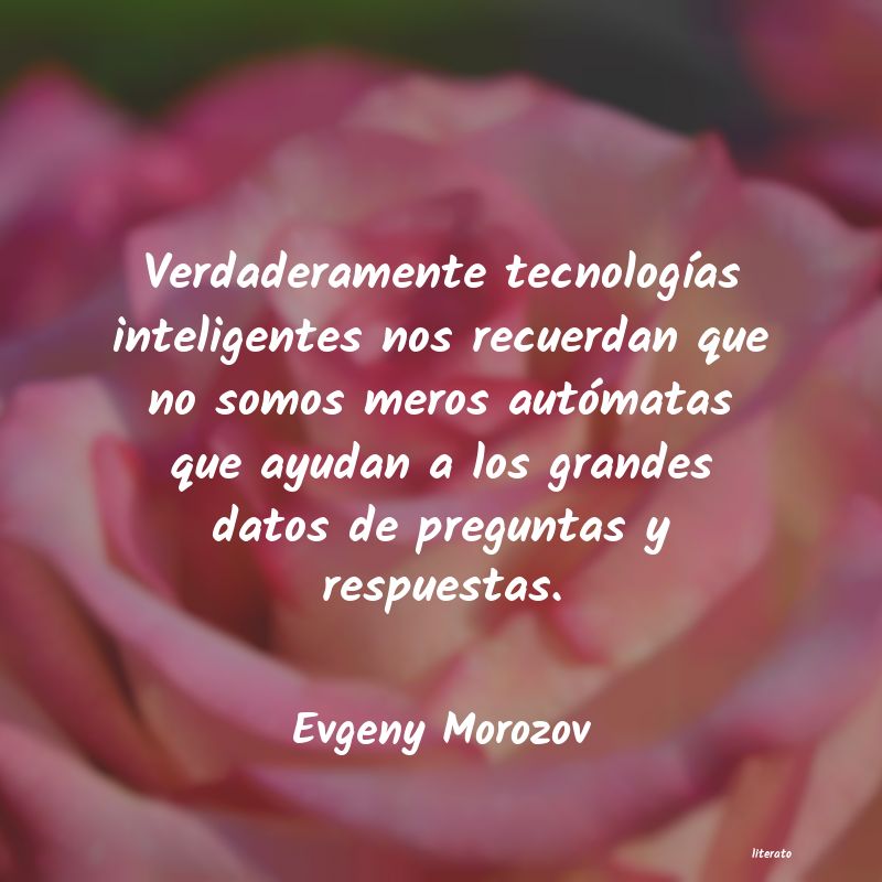 Frases de Evgeny Morozov