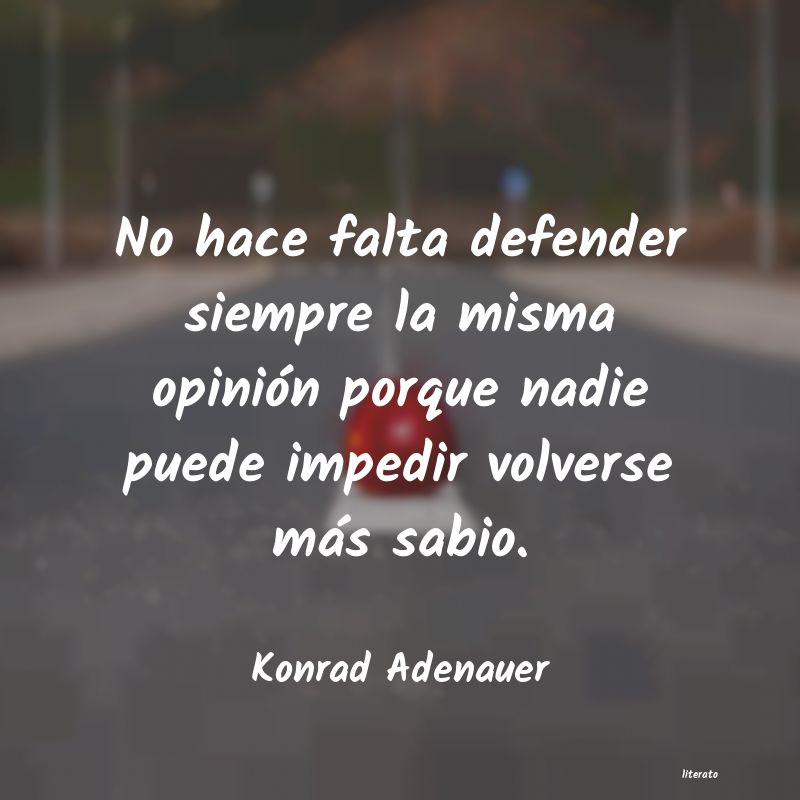 Frases de Konrad Adenauer