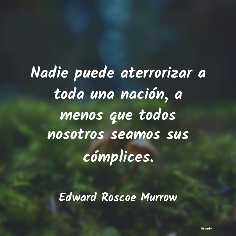 frases de Edward Roscoe Murrow