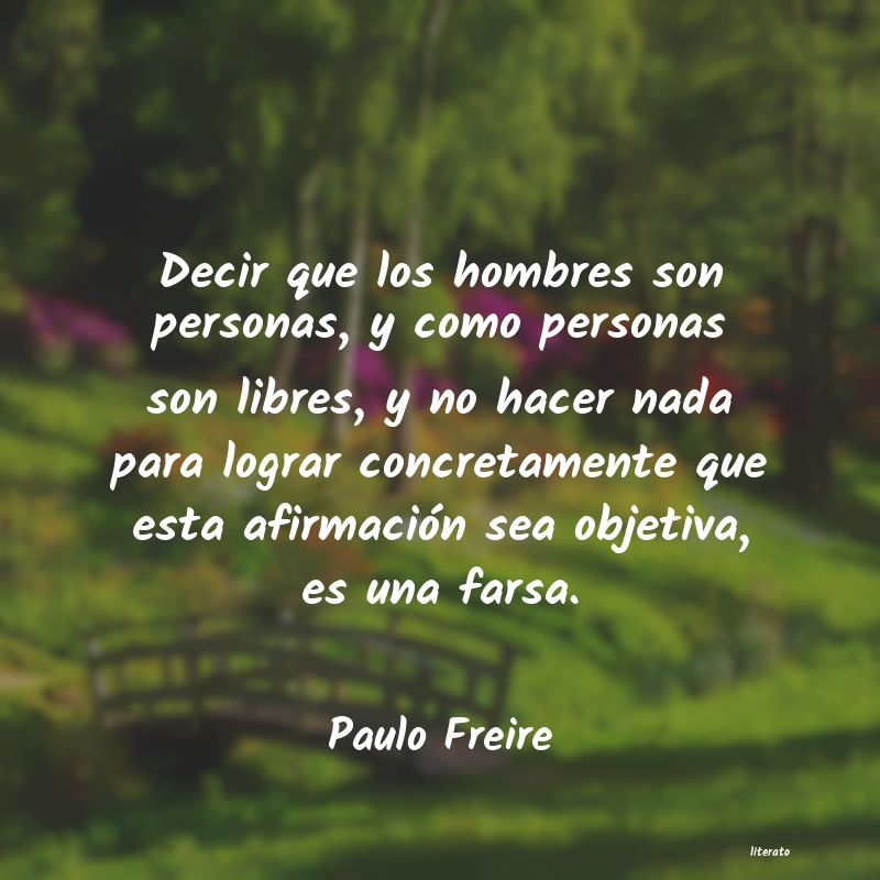 Frases de Paulo Freire