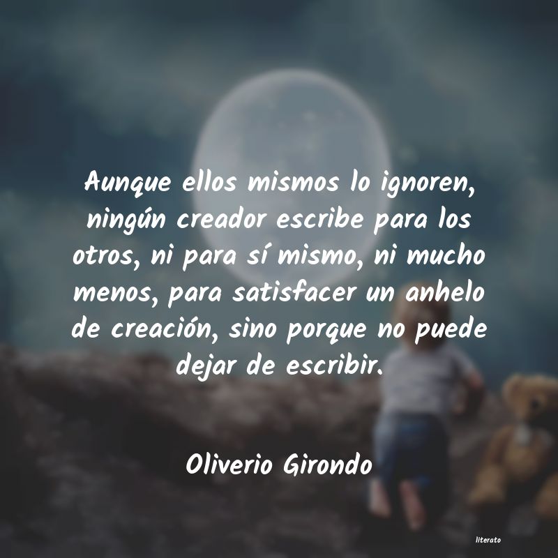 frases de Oliverio Girondo