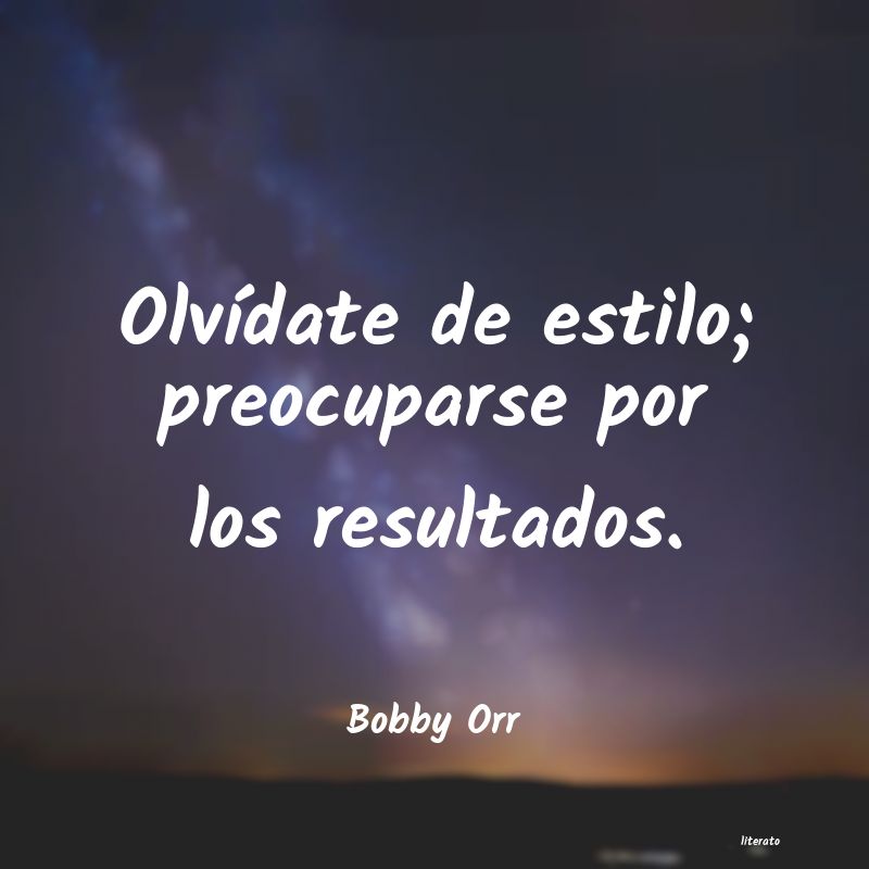 frases de Bobby Orr