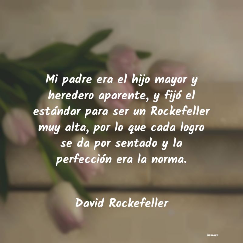 Frases de David Rockefeller