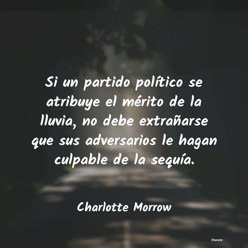 Frases de Charlotte Morrow