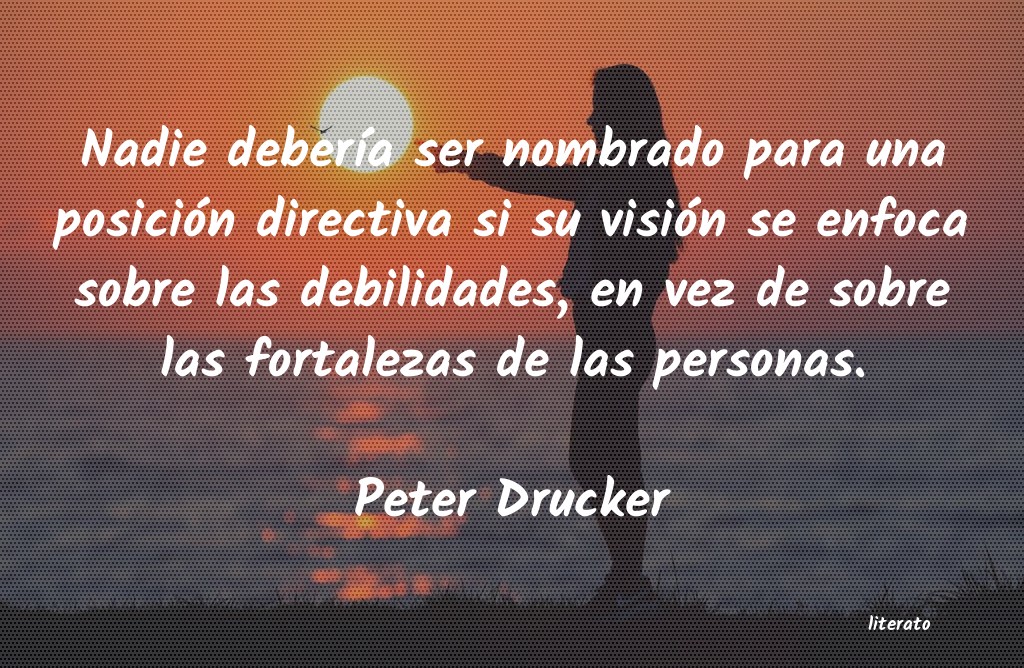 Frases de Peter Drucker