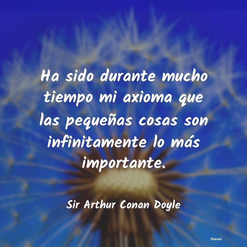 frases de Sir Arthur Conan Doyle