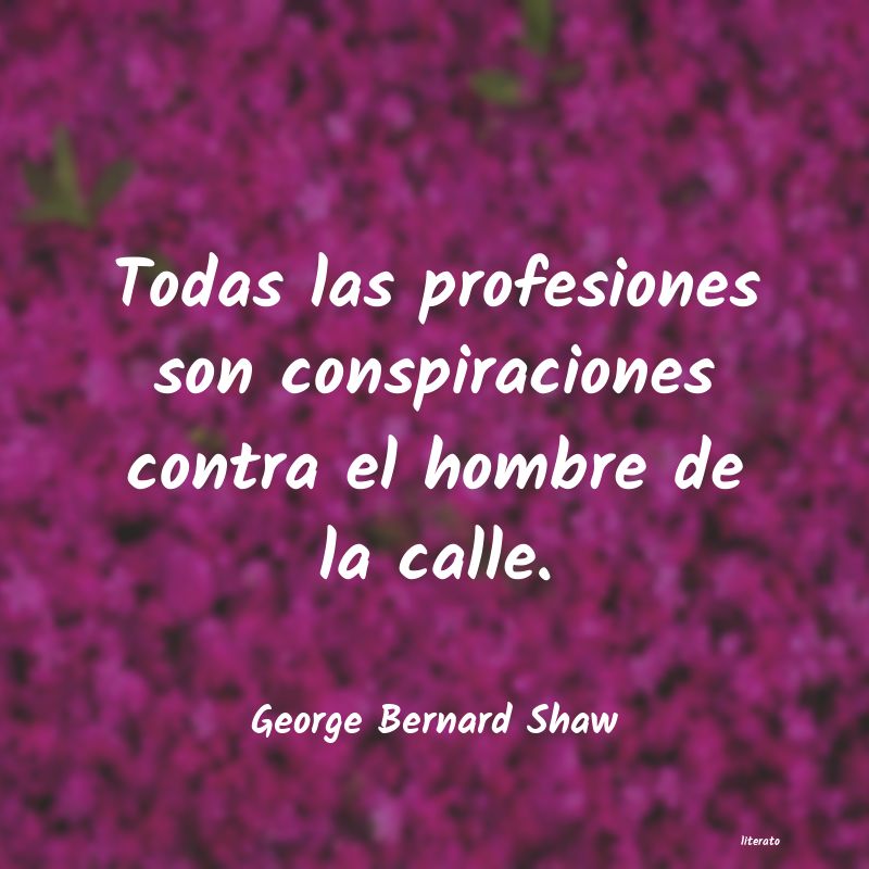frases de George Bernard Shaw