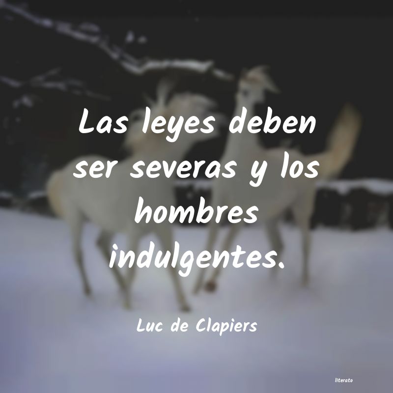 Frases de Luc de Clapiers