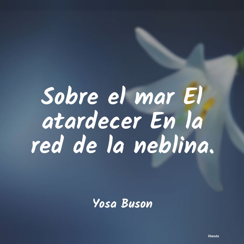 Frases de Yosa Buson