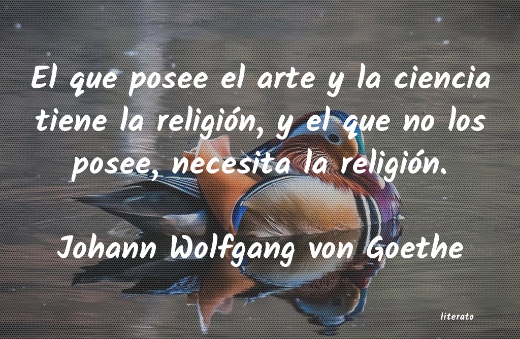 Frases de Johann Wolfgang von Goethe