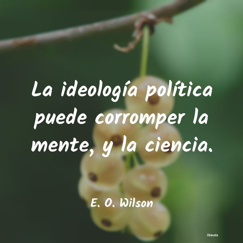 frases de E. O. Wilson