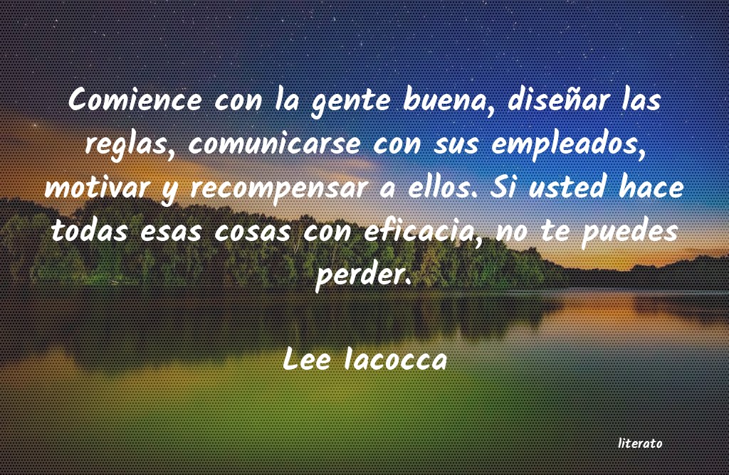 frases de Lee Iacocca