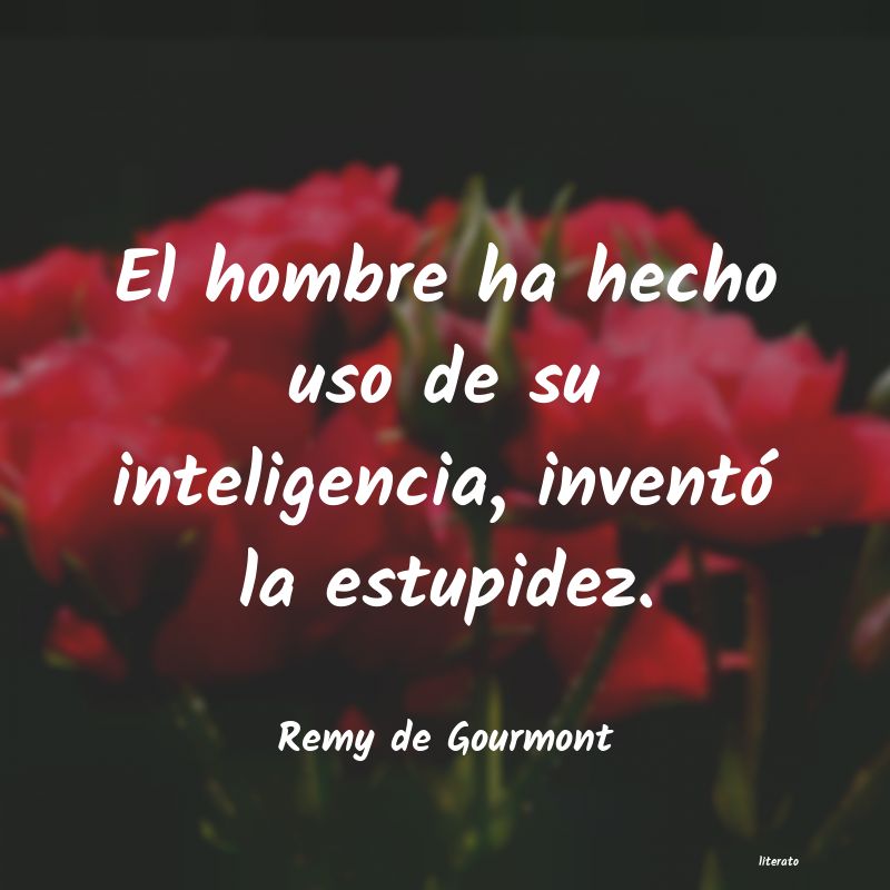 Frases de Remy de Gourmont