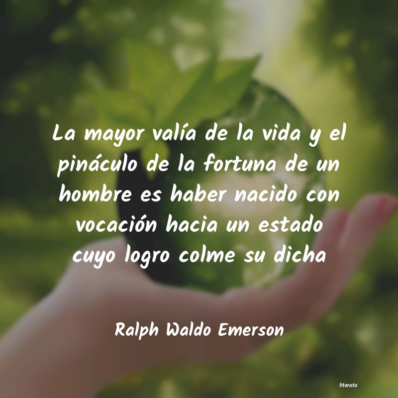 Frases de Ralph Waldo Emerson