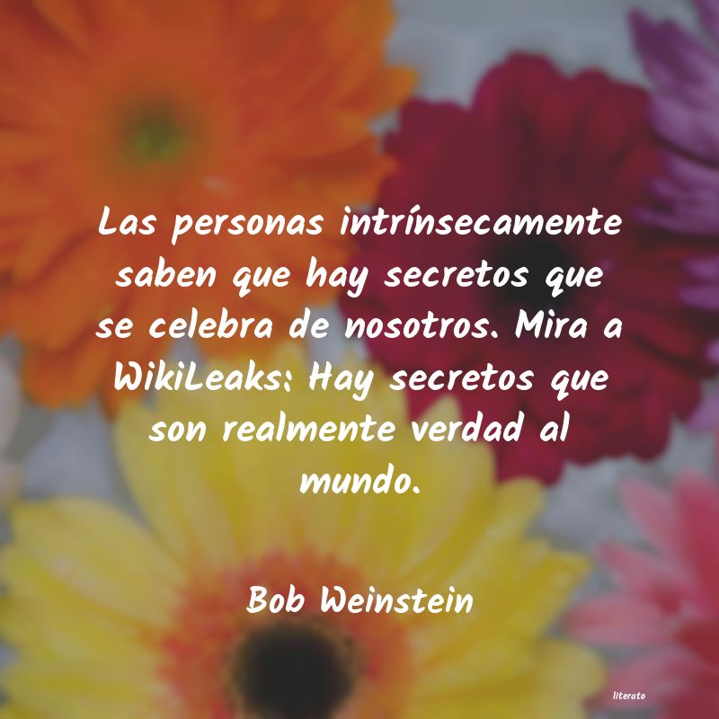 frases de Bob Weinstein