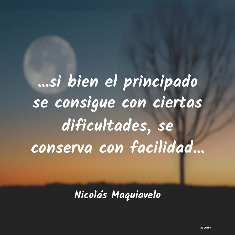 Frases de Nicolás Maquiavelo