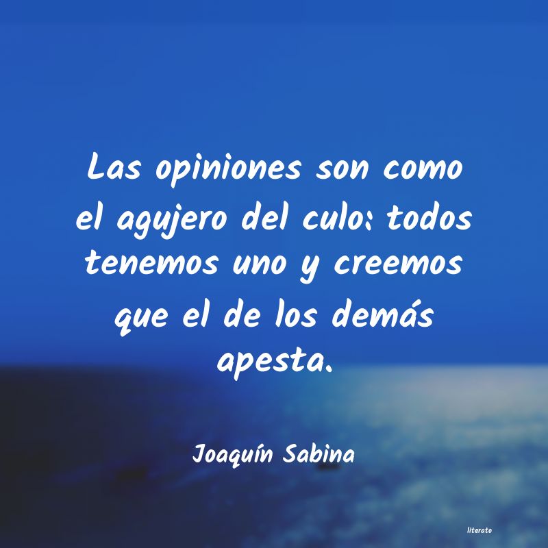 Frases de Joaquín Sabina