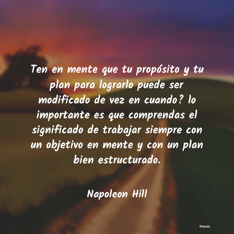 Frases de Napoleon Hill