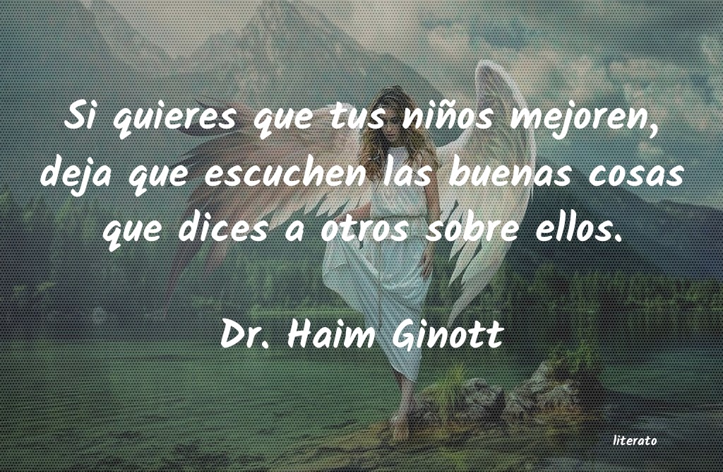 frases de Dr. Haim Ginott