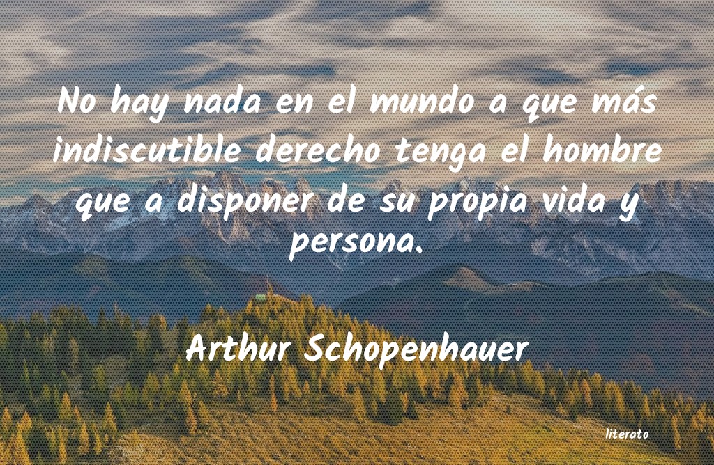 Frases de Arthur Schopenhauer