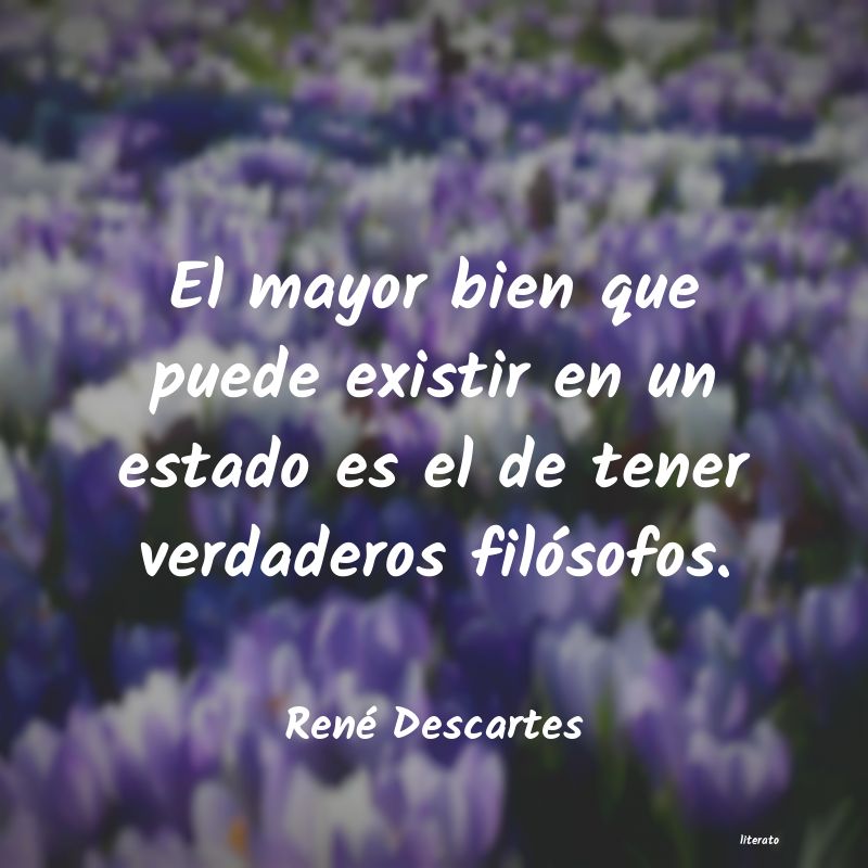 Frases de René Descartes