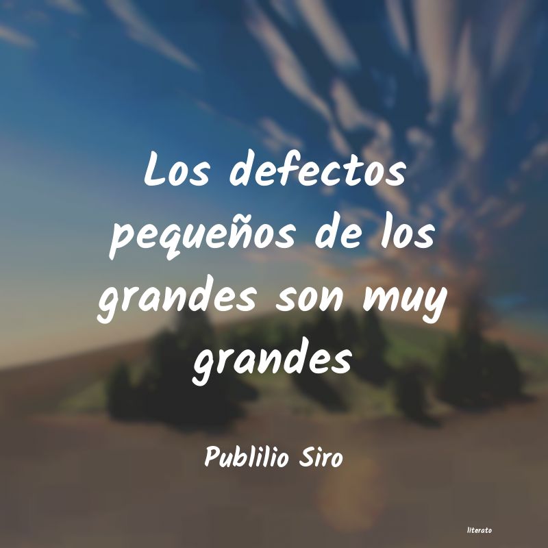 Frases de Publilio Siro