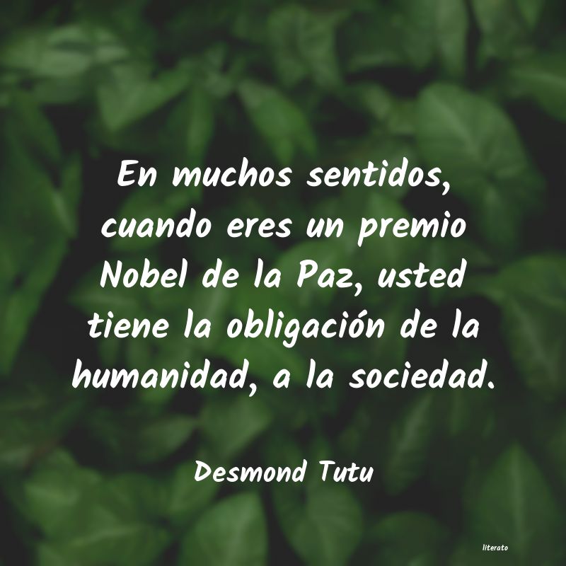 Frases de Desmond Tutu