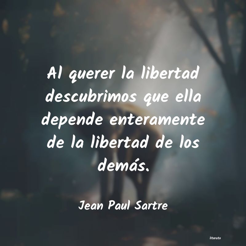 frases de Jean Paul Sartre