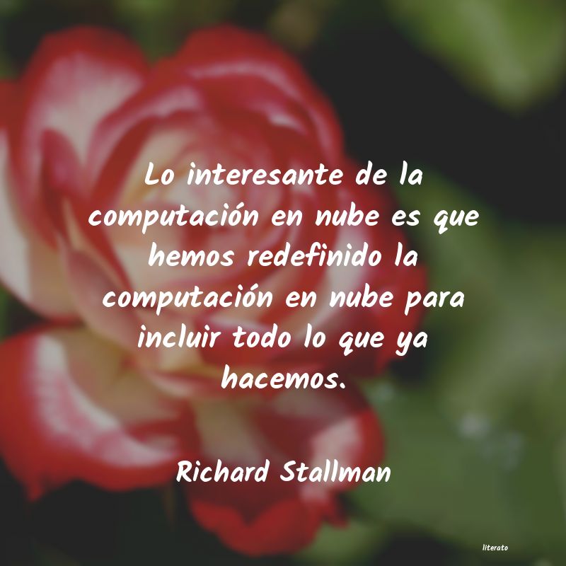Frases de Richard Stallman